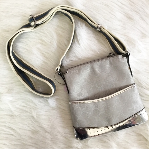 RARE authentic Gucci ⚡️💀 silver mini crossbody✅ - Picture 2 of 8